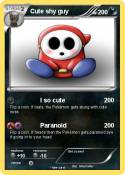 Cute shy guy