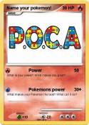 Name your pokem