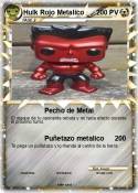 Hulk Rojo Metal