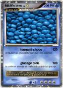 M&M's bleu