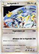 la légende X