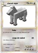 cheval oups