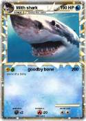 With shark