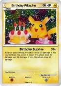 Birthday Pikach