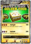 golden cake