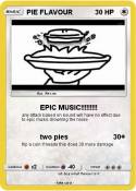 PIE FLAVOUR