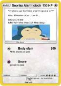 Snorlax Alarm
