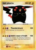 dark pikachu