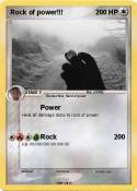 Rock of power!!