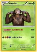singe fou
