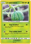 Lil’ watermelon