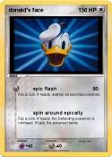 donald's face