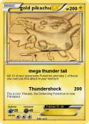 gold pikachu