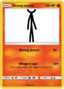 Strong person
