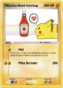 Pikachu Want