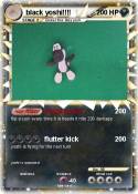black yoshi!!!!