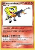 evil spongebob