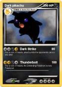 Dark pikachu