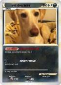 evil dog licks