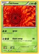 red flower