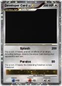 Developer Card