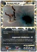 Arceus noir ex
