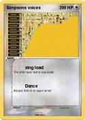 Simpsons voices