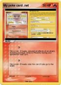 My poke card