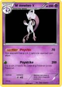 M mewtwo X