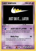LAZY SIMPSON