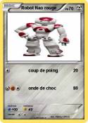Robot Nao rouge