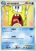 sad spongbob