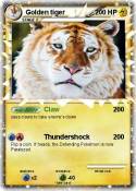 Golden tiger