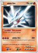 white fire