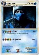 Sub zero