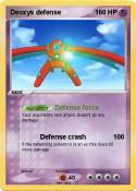 Deoxys defense