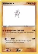 M Mewtwo X