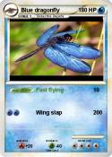 Blue dragonfly