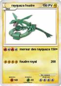 rayquaza foudre