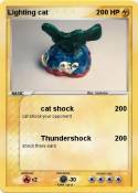 Lighting cat