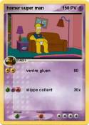 homer super man