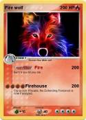 Fire wolf