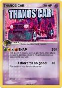 THANOS CAR
