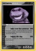 evil barney
