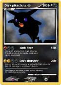 Dark pikachu