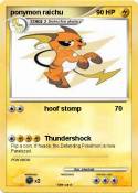 ponymon raichu