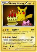Birthday Pikach