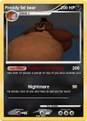 Freddy fat bear