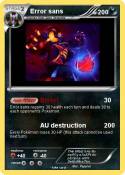 Error sans