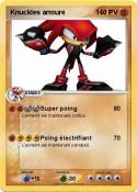 Knuckles armure